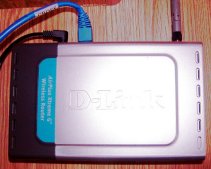 This is the router from D-Link that we use in or motorhome.
