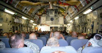 The C-17, US Army's answer to first class flying.