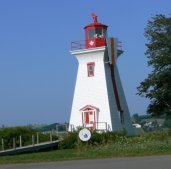 Some lighthouses are right in the community that they serve.