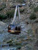 The aerial tram from Palm Springs to Mt. San Jancinto.