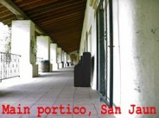 main portico, San Juan