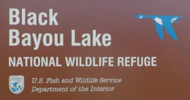 This sign is located at the refuge entrance.