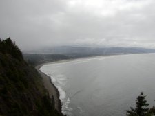 The Oregon coast.