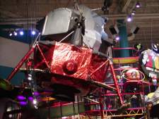 Mock-up of the Lunar Module that took the men to the moon's surface.