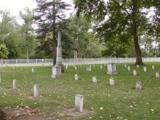 The fort's cemetary contains graves of soldiers and early settlers.