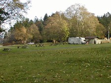 view of campground last fall