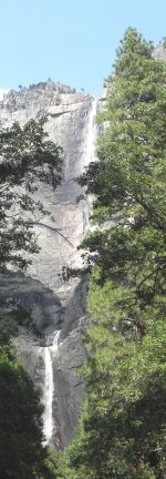 Here we see upper, middle, & lower Yosemite falls.