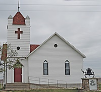 The First Presbyterian Church of Interionr, South Dakota is alive and well!