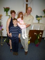 This is a picture of the family taken on Easter Sunday, 2006.
