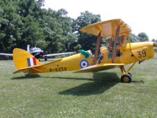 This DeHavalin Tiger Moth was the main British trainer into WWII.