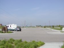 There is ample parking for cars and RVs.