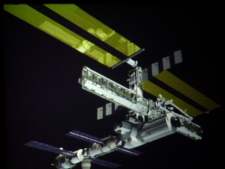 This is a picture of the space station as it is now.