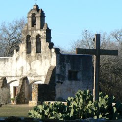 The church at Mission San Juan.