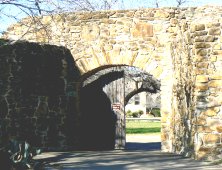 The entrance gate to San Jose Mission.