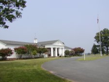 The museum and park headquarters at Manassas Natl. Monument.