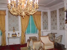 Here we see the retired president's sitting room.