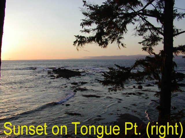 Sunset on Tongue Pt (right)